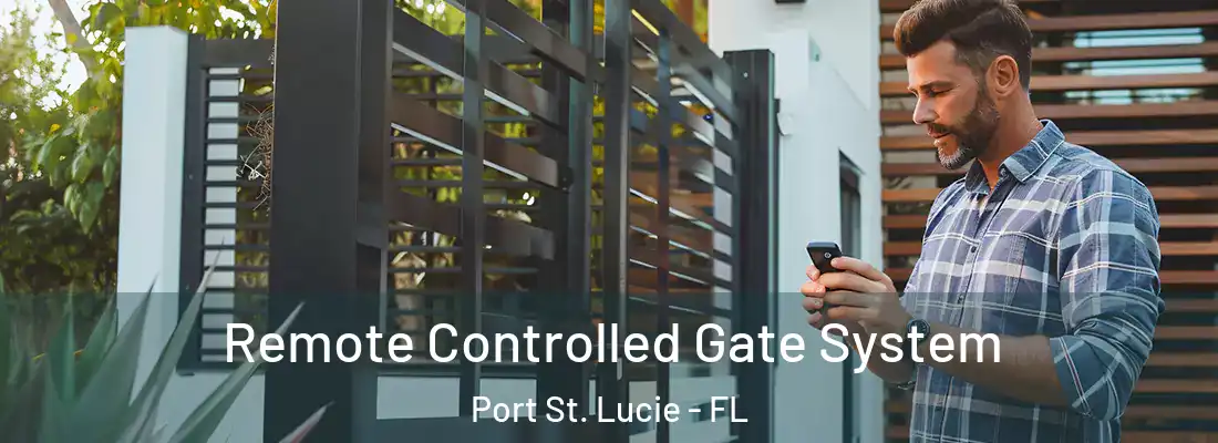 Remote Controlled Gate System Port St. Lucie - FL